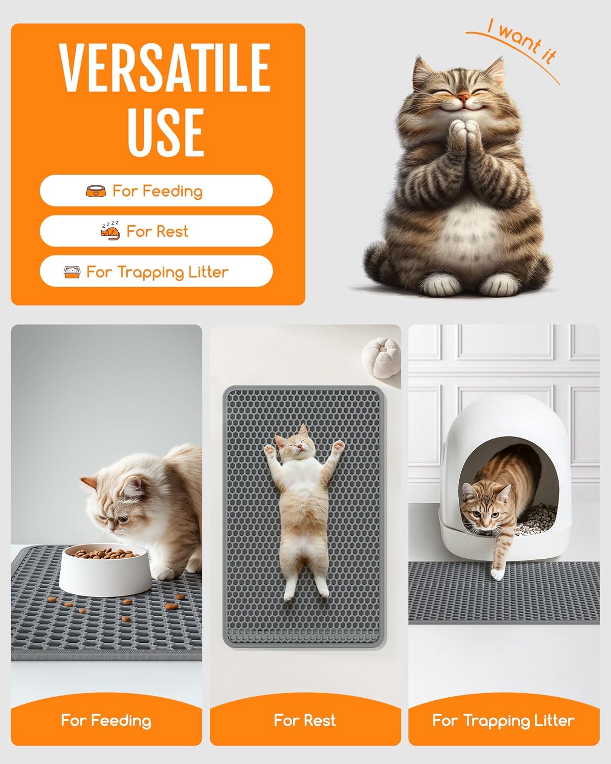 Luxe Cat Litter Trap Mat™